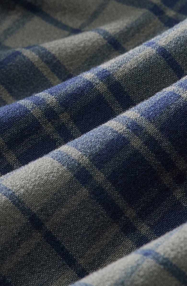 Mizzen+Main Upstate Plaid Flannel Button-Down Shirt, Alternate, color, Olive Lucas Plaid