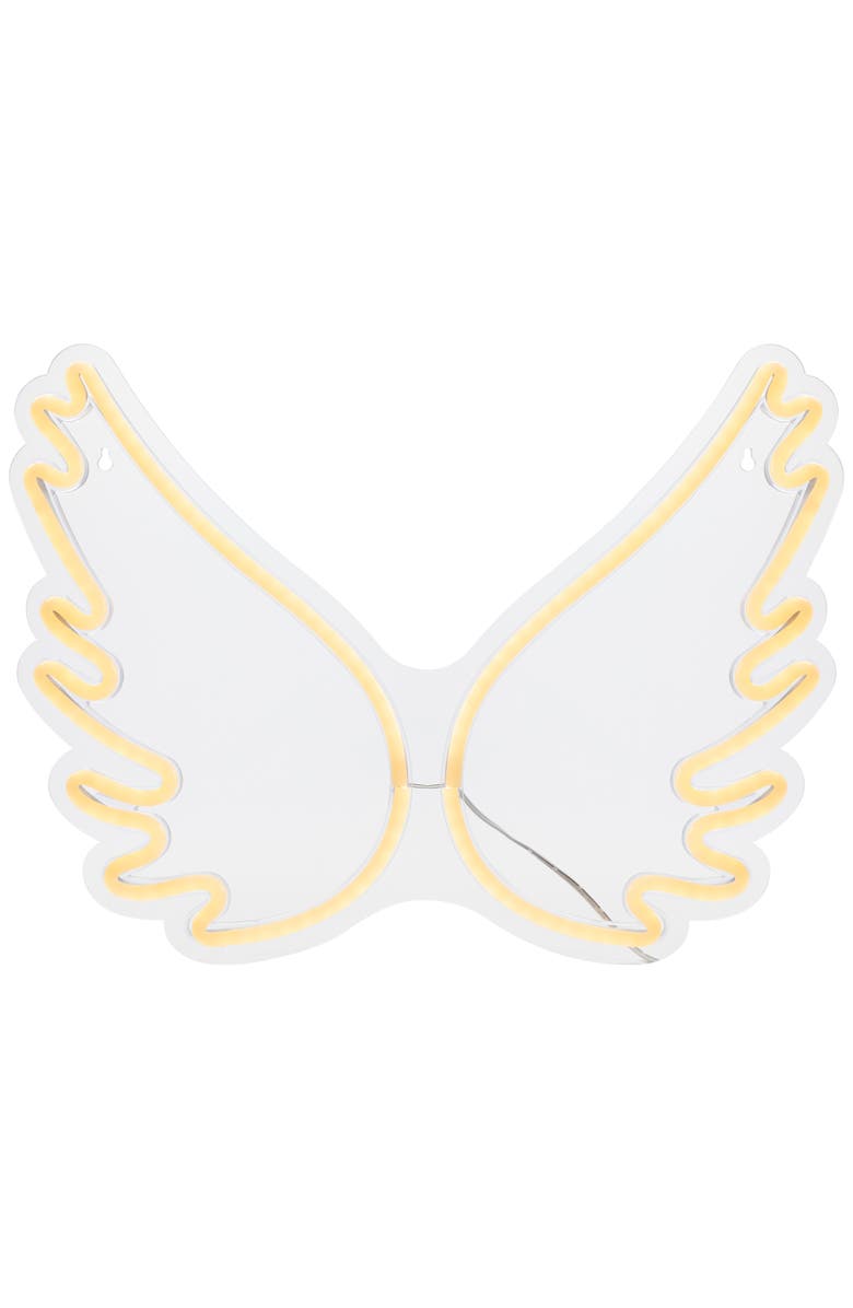 Northlight LED Angel Wings Neon Lighted Christmas Decoration - 17.5", Main, color, 