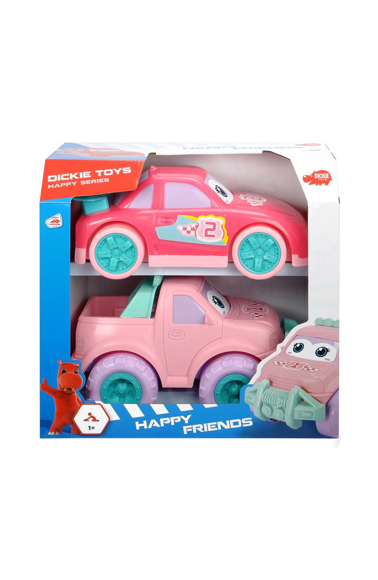 Dickie Toys HK Ltd Happy Friends 11 Inch Preschool Trucks 2 Pack, Alternate, color, Multicolored