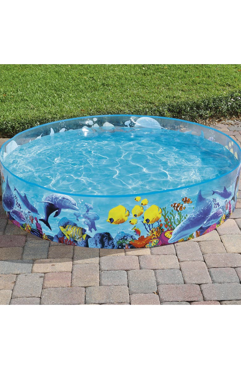 Bestway H2OGO! 6\' x 15" Odyssey Fill \'N Fun Plastic Kids Swimming Pool, Alternate, color, 