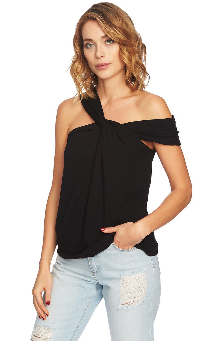 1.STATE Twist Front One-Shoulder Top, Alternate, color, 