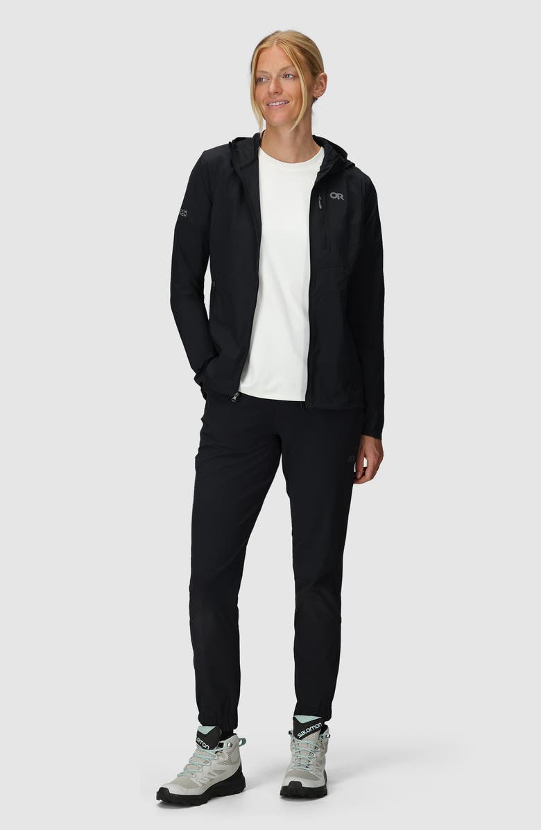 Outdoor Research Shadow Wind Zip-Up Hoodie, Alternate, color, Black