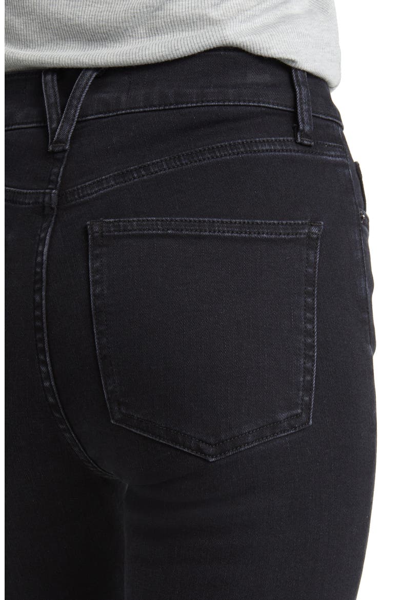 Beverly High Waist Skinny Flare Jeans, Alternate, color, WASHED ONYX