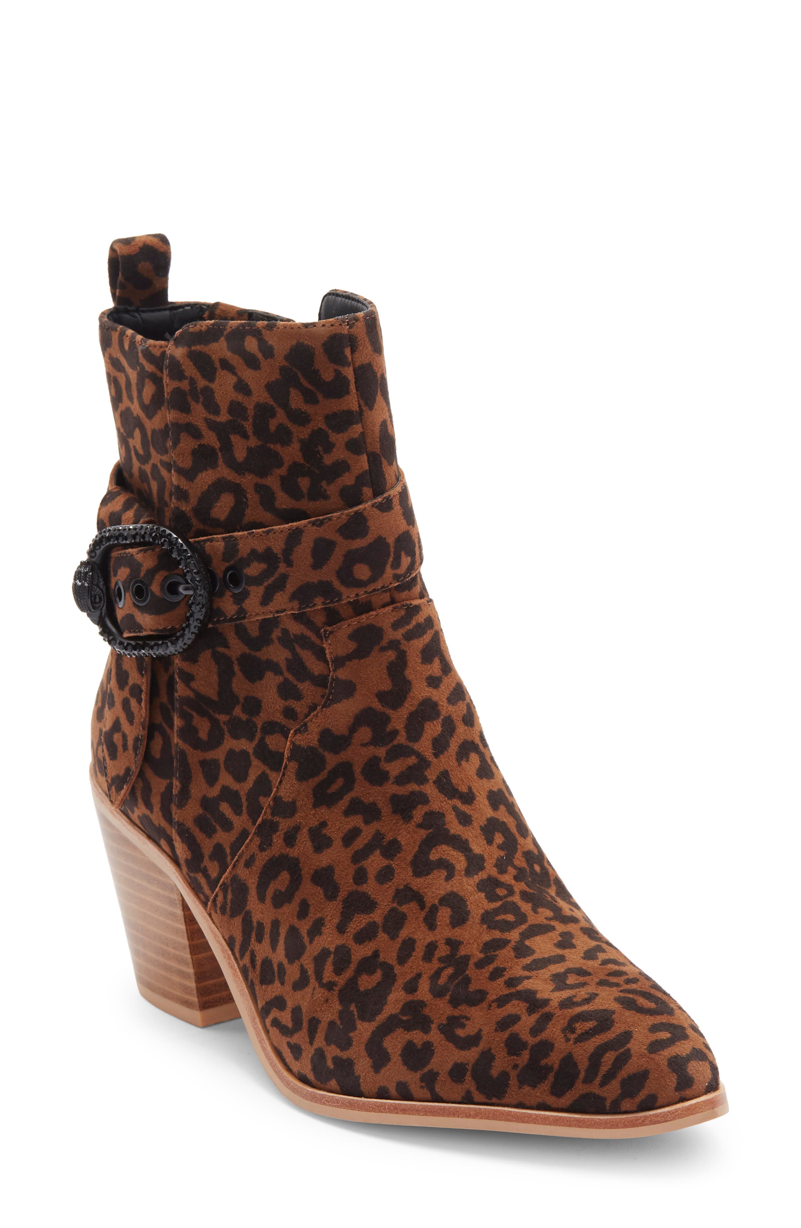 Kurt Geiger London Mayfair Belt Bootie, Alternate, color, Open Brown