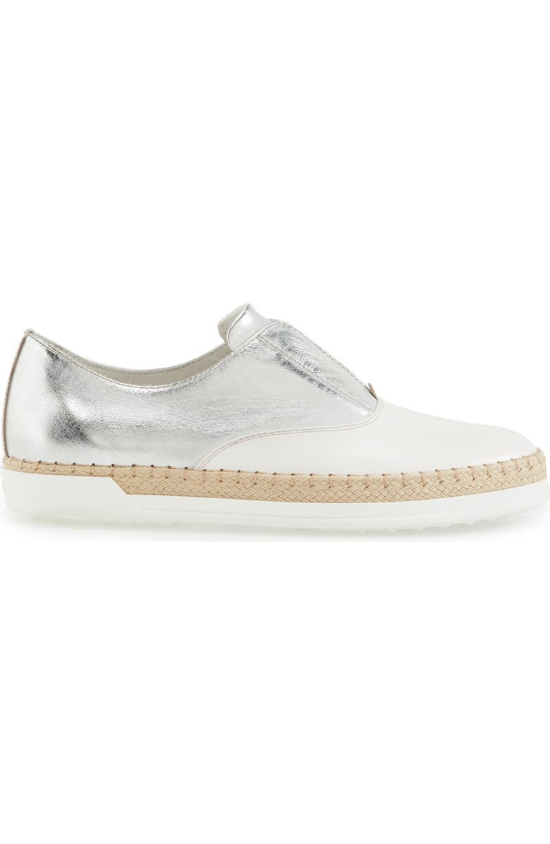 Tod's Espadrille Sneaker, Alternate, color,