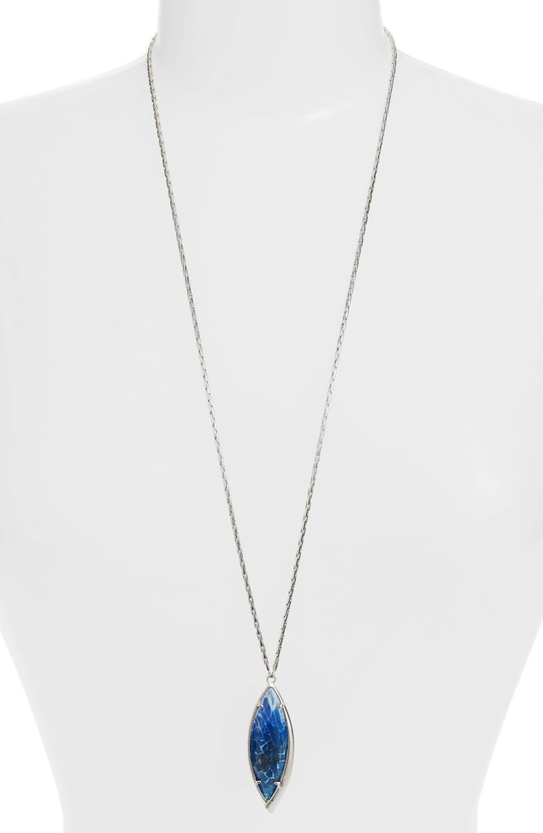 Kendra Scott Milla Long Pendant Necklace, Main, color,