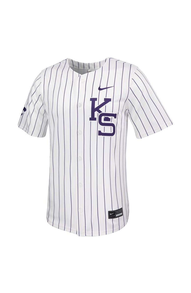 Nike Men's Nike White Kansas State Wildcats Limited Baseball Jersey, Alternate, color, White