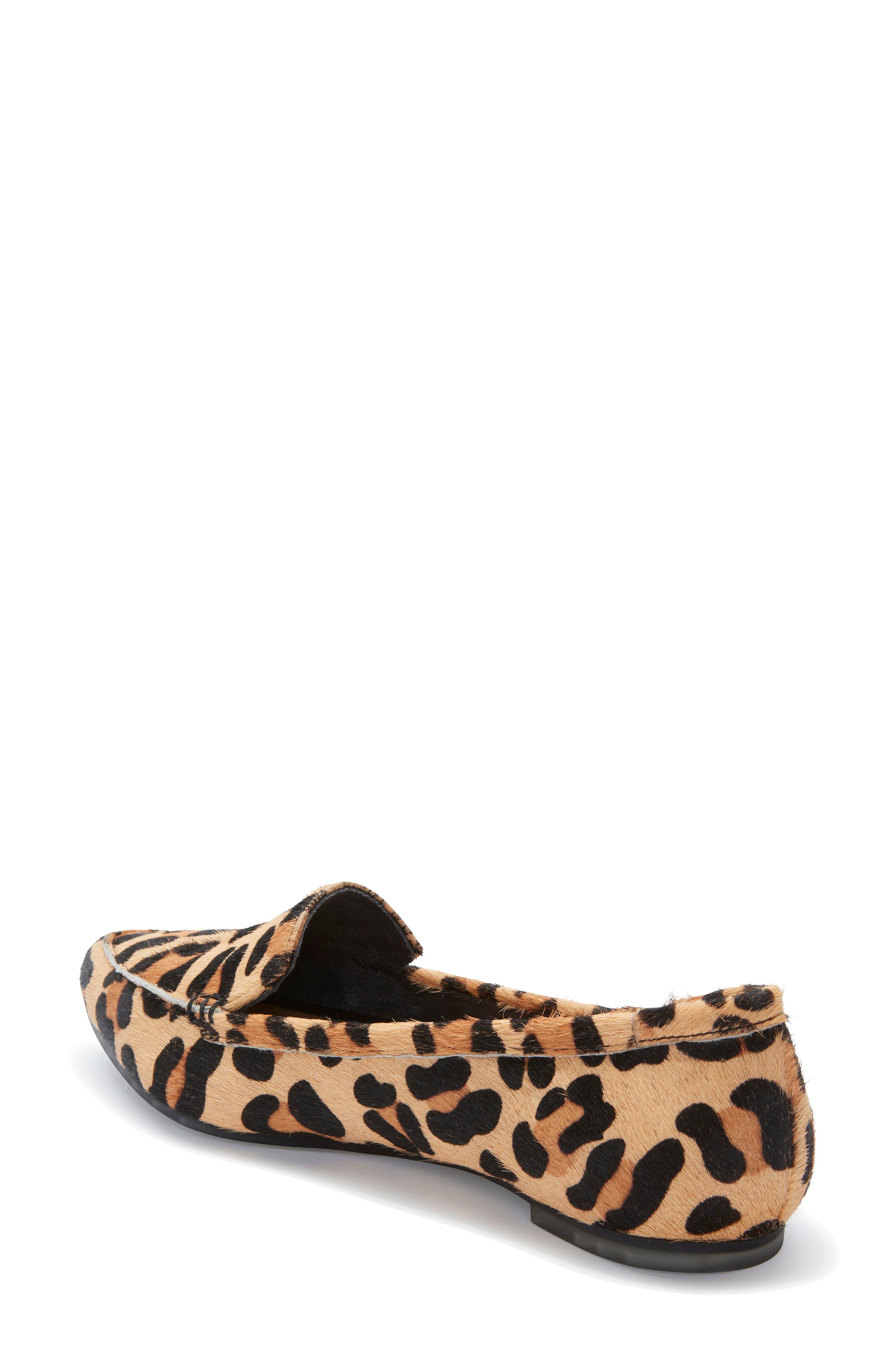 Audra Loafer Flat, Alternate, color, TAN JAGUAR CALF HAIR