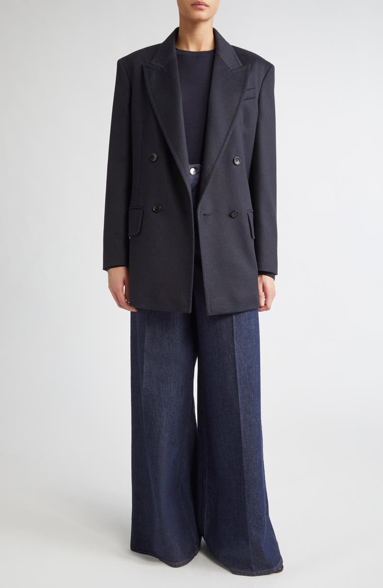 Olimpia Double Breasted Camel Hair Blazer
