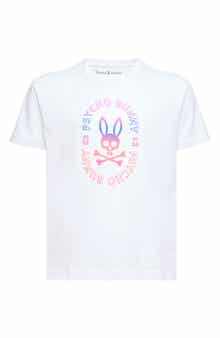Psycho Bunny Kids' Almont Pima Cotton Graphic T-Shirt