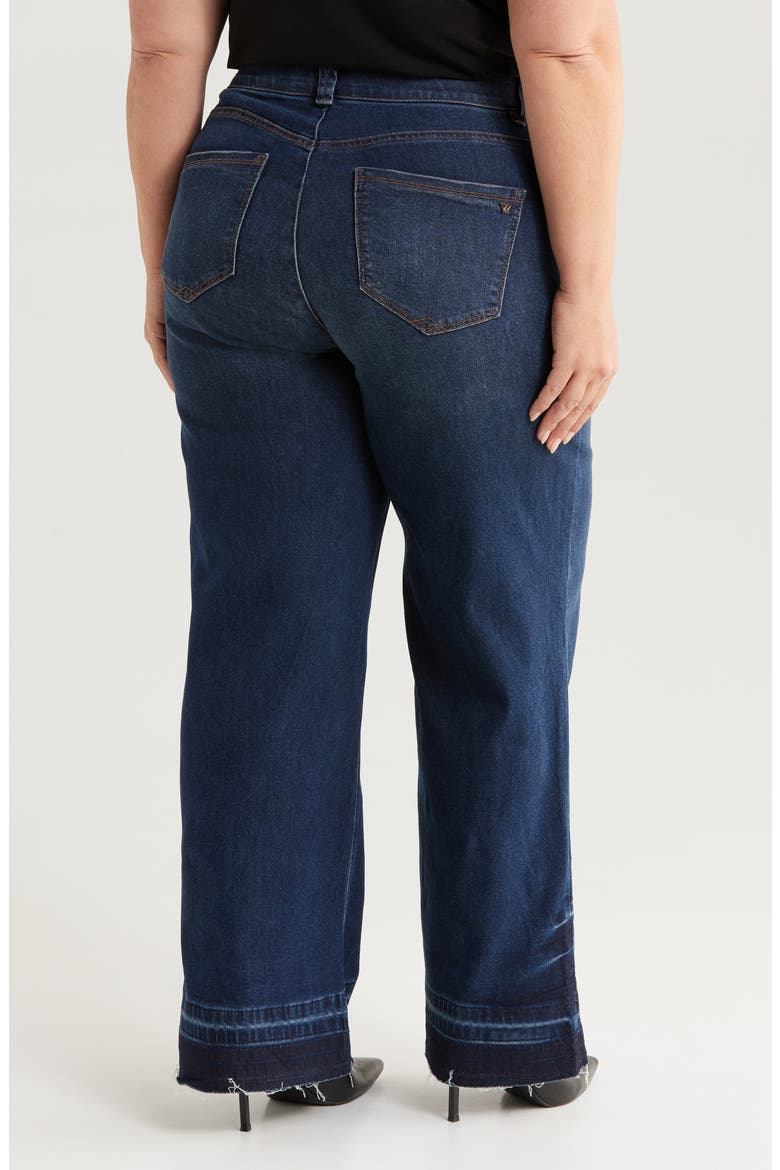 Sam Release Hem High Waist Wide Leg Jeans, Alternate, color, INDIGO ARTISANAL