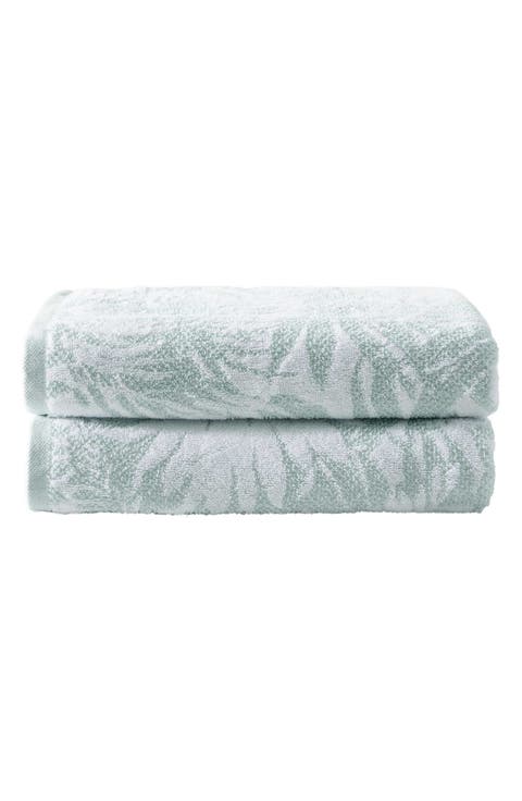 Lago Palm Cotton Towel