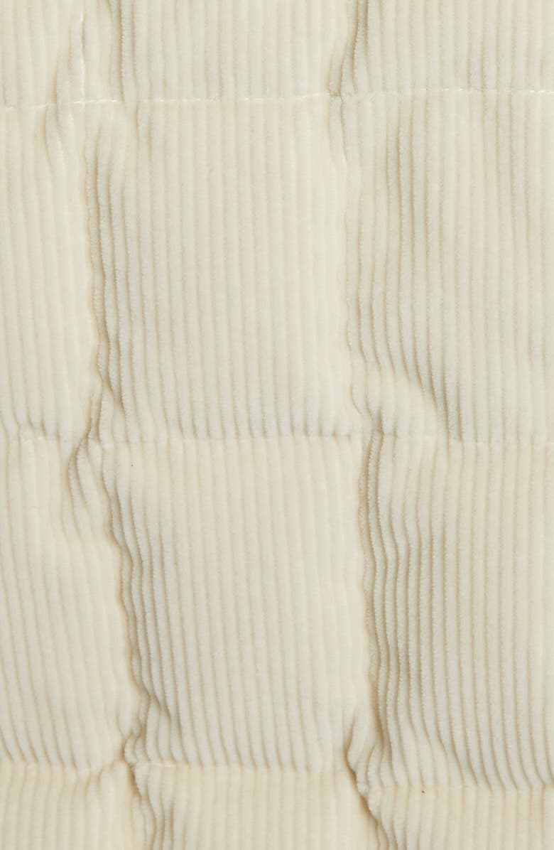 Moncler Grenoble Nangy Quilted Stretch Corduroy Down Shacket, Alternate, color, 