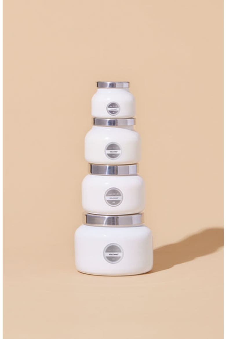 Volcano White Petite Jar Candle, Alternate, color, VOLCANO