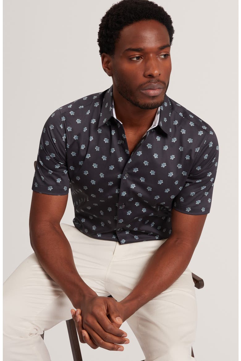 Chaska Regular Fit Button-Up Shirt, Alternate, color, NAVY