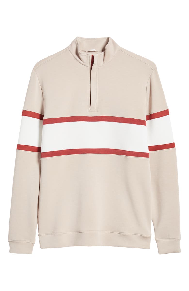 Swannies Owen Chest Stripe Golf Quarter Zip, Alternate, color,