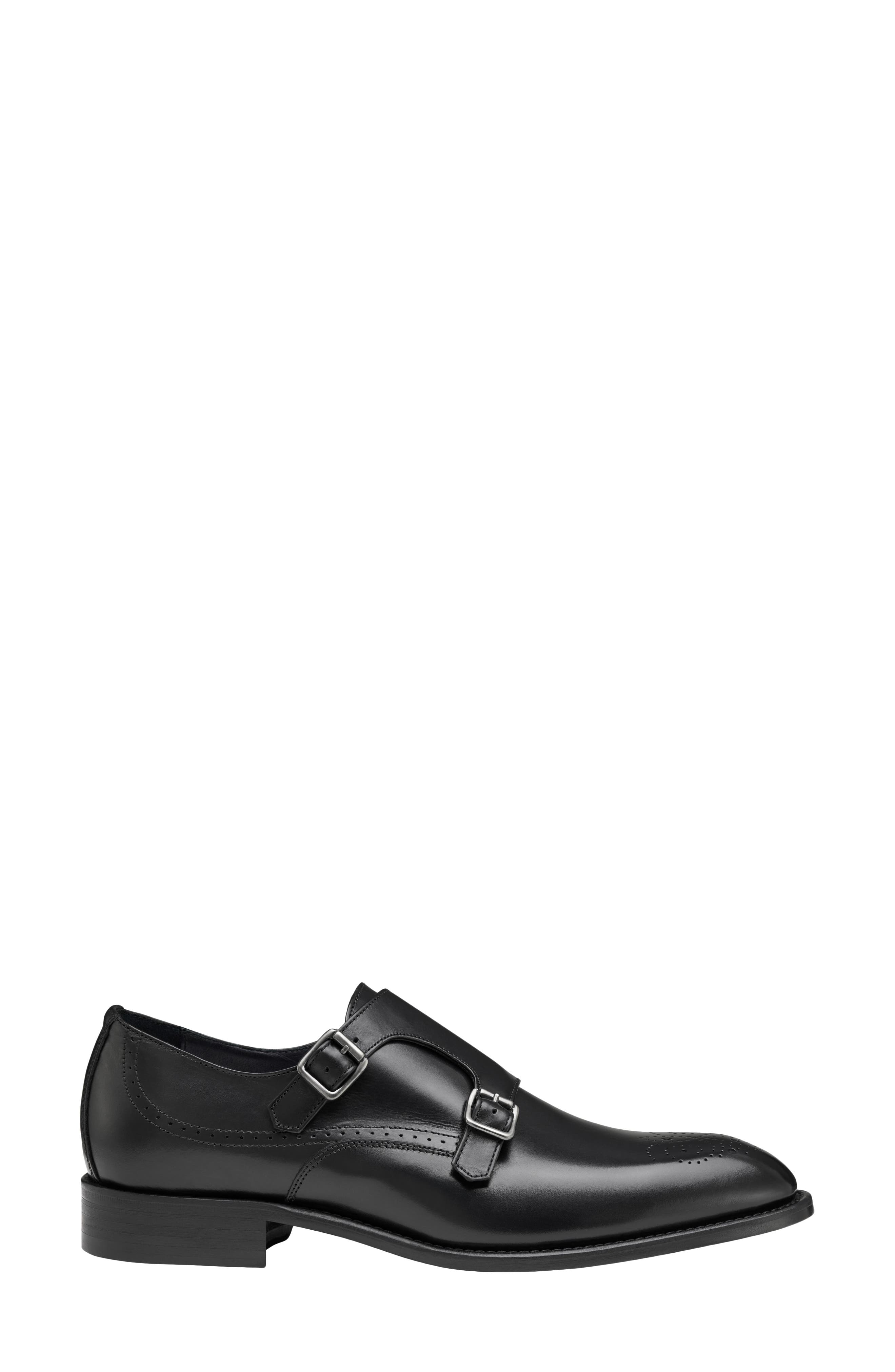 JOHNSTON & MURPHY COLLECTION Johnston & Murphy Ellsworth Double Monk Strap Shoe, Alternate, color, 
