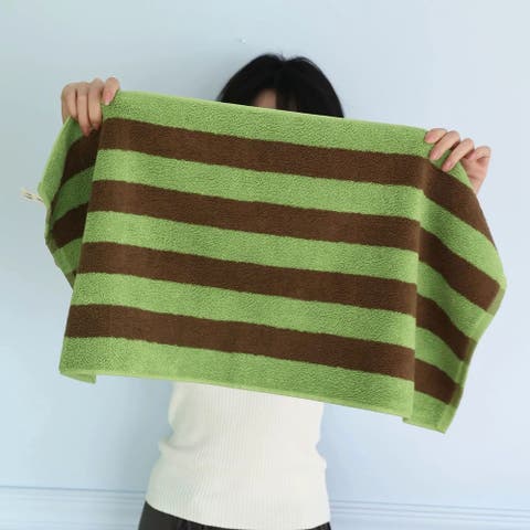Ultra Soft Absorbent Terra Stripe Towel