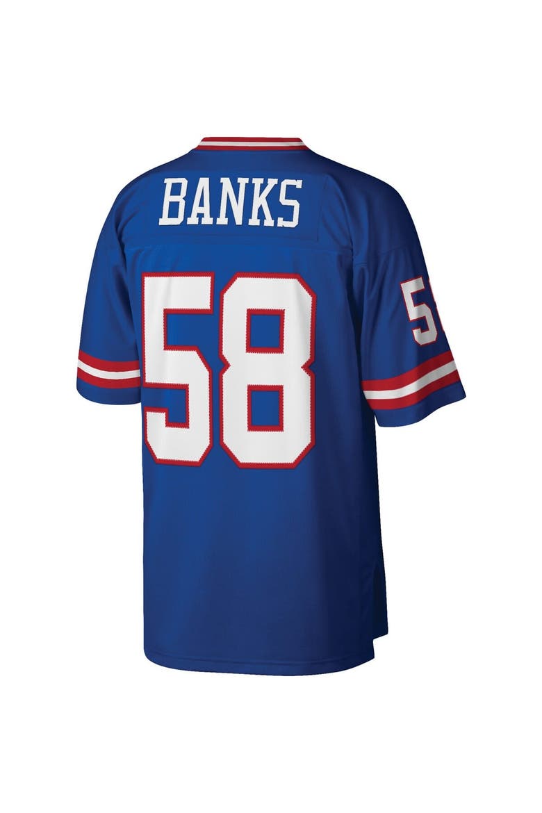 Men's Mitchell & Ness Carl Banks Royal New York Giants Legacy Replica Jersey, Alternate, color, Royal