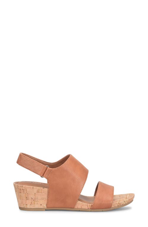 Shop Eurosoft Reba Slingback Wedge Sandal In Brown