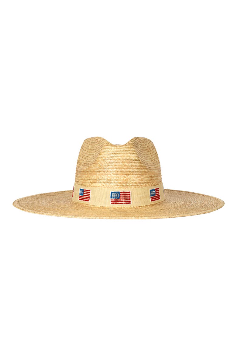 America Sun Hat, Main, color, LIGHT BEIGE