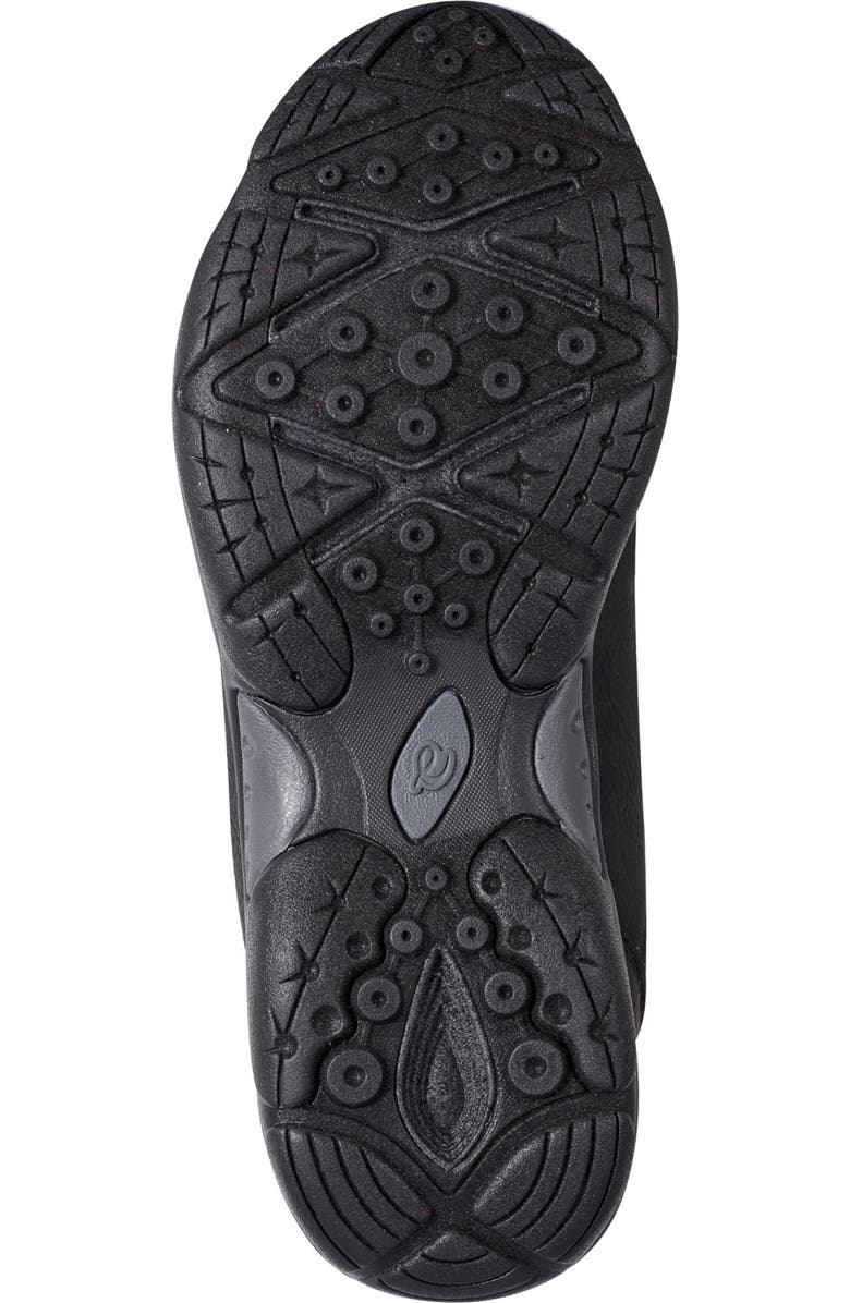 Easy Spirit Erling Water Resistant Zip Sneaker, Alternate, color, Black