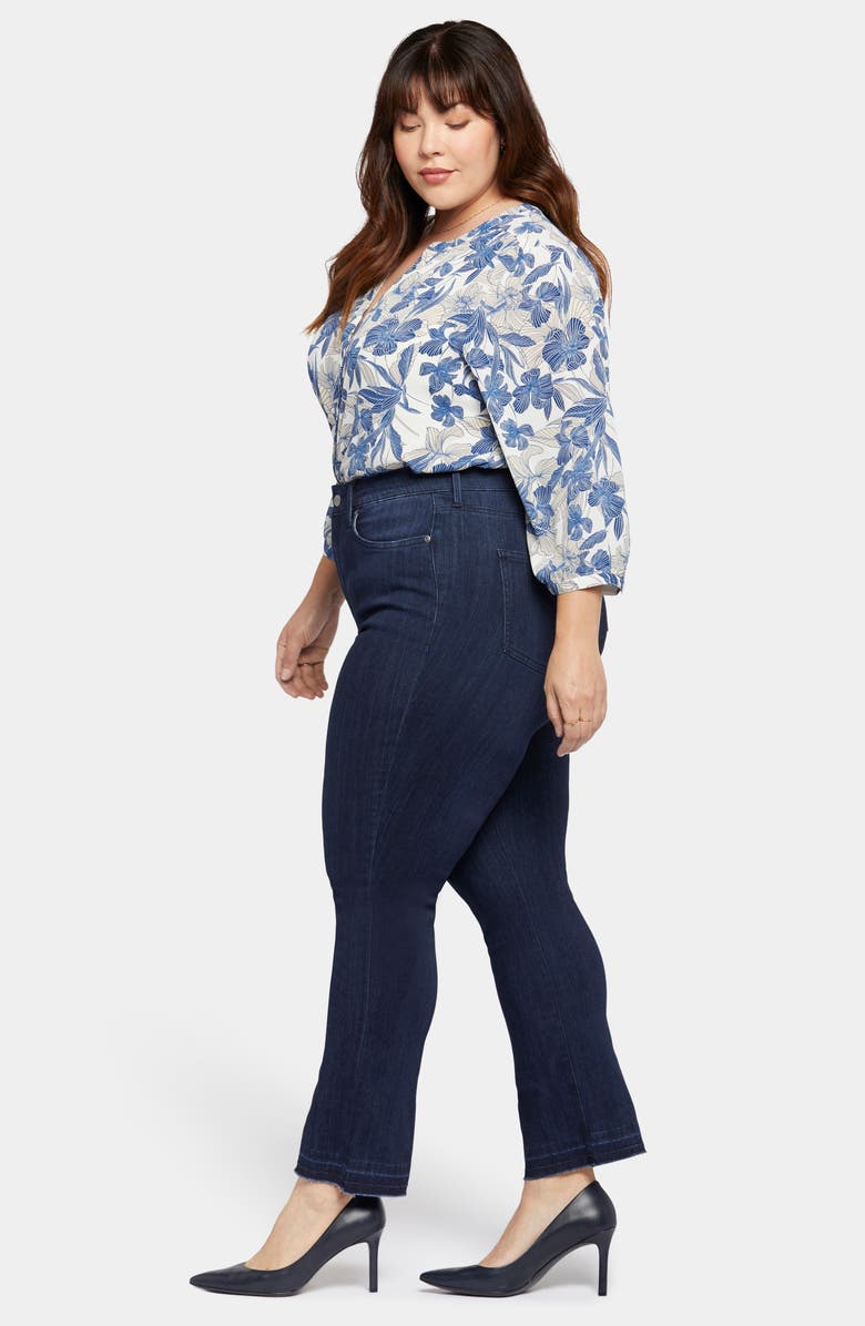 NYDJ The High Waist Release Hem Straight Leg Jeans, Alternate, color, Highway