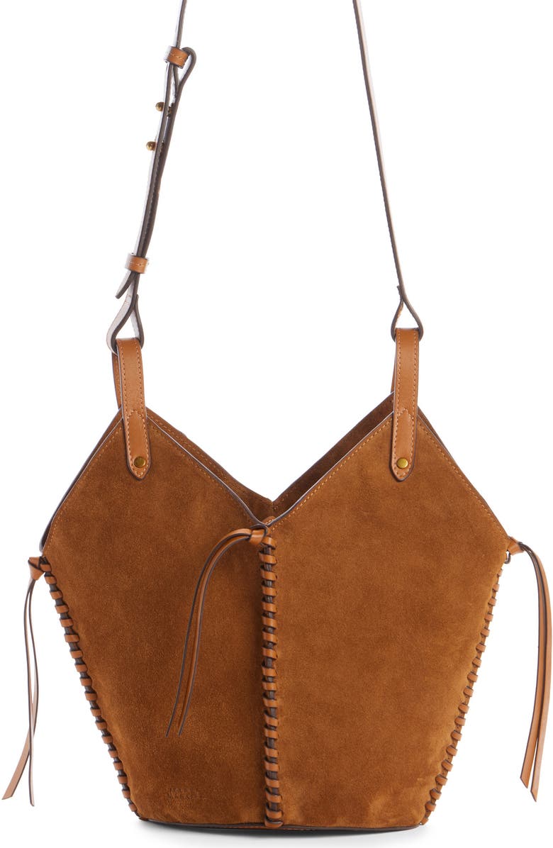 Isabel Marant Mini Tampa Tote, Main, color, Cognac