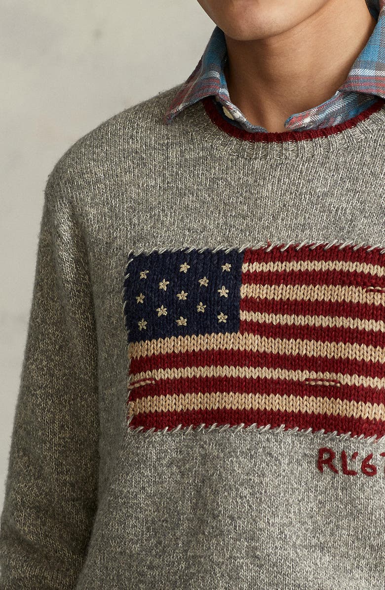 Polo Ralph Lauren Icon Flag Sweater, Alternate, color,