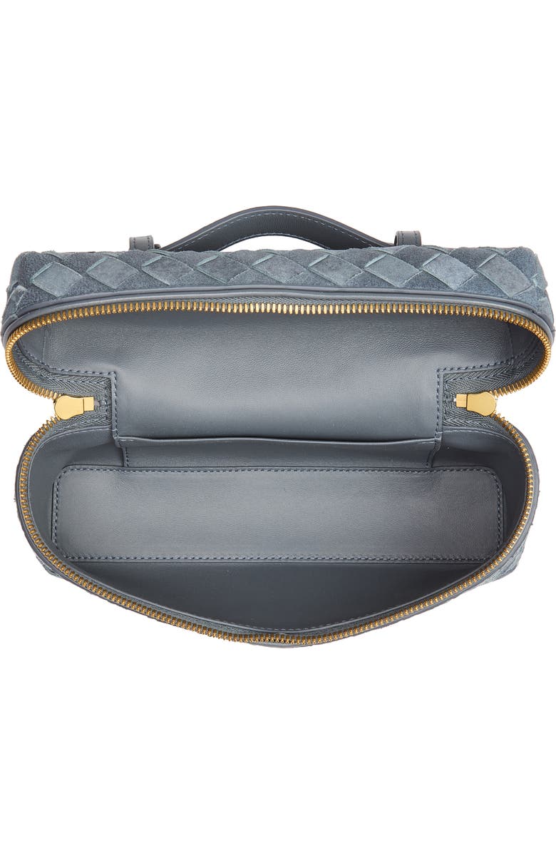 Bottega Veneta Bang Bang Suede Vanity Case Crossbody Bag, Alternate, color, 4549 Cloudy Ind-Mb