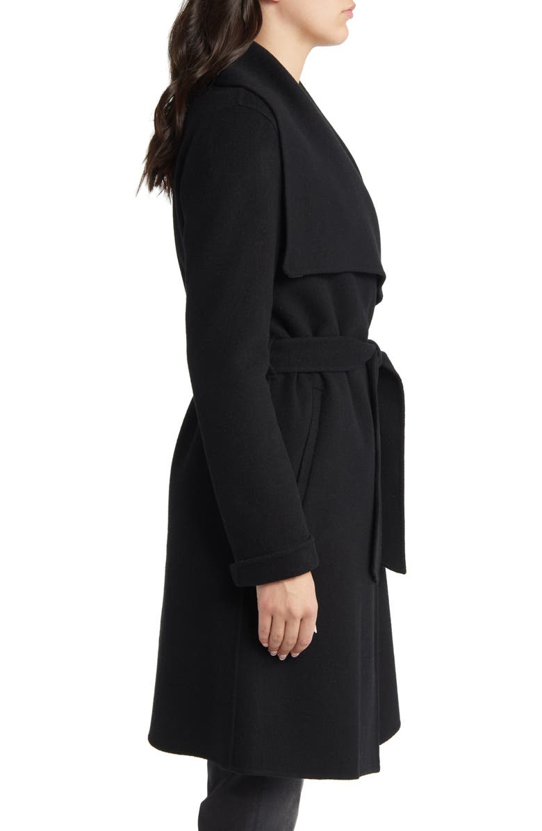 Soia & Kyo Belted Wool Blend Wrap Coat, Alternate, color, 