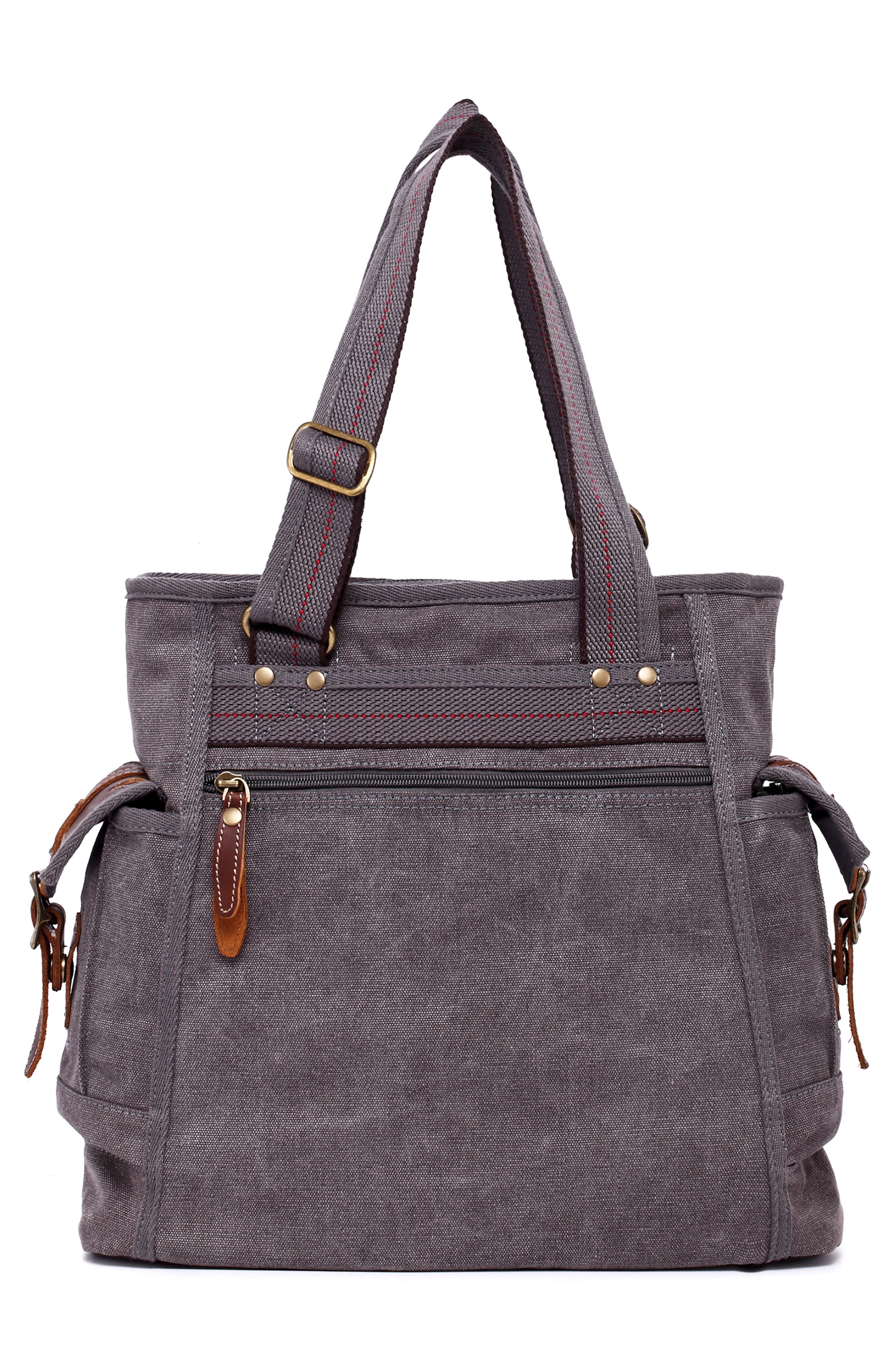 THE SAME DIRECTION Turtle Ridge Canvas Tote Bag, Alternate, color, 