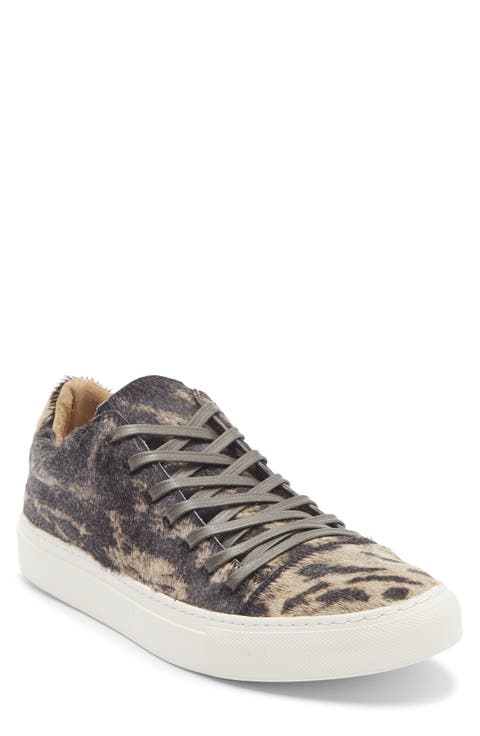 Reed Genuine Calf Hair Low Top Sneaker (Men)