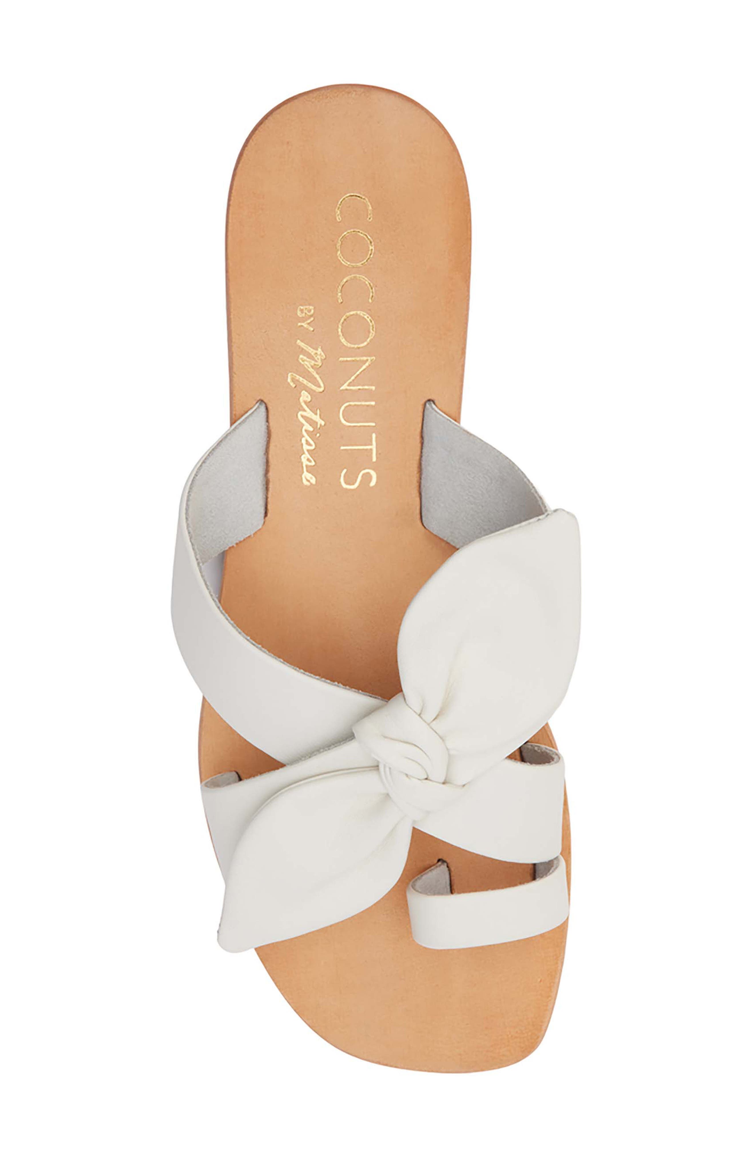 Coconuts by Matisse Vaughn Toe Loop Sandal, Alternate, color, White