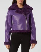 PHILIPP PLEIN Biker Jacket Skull&Bones Women