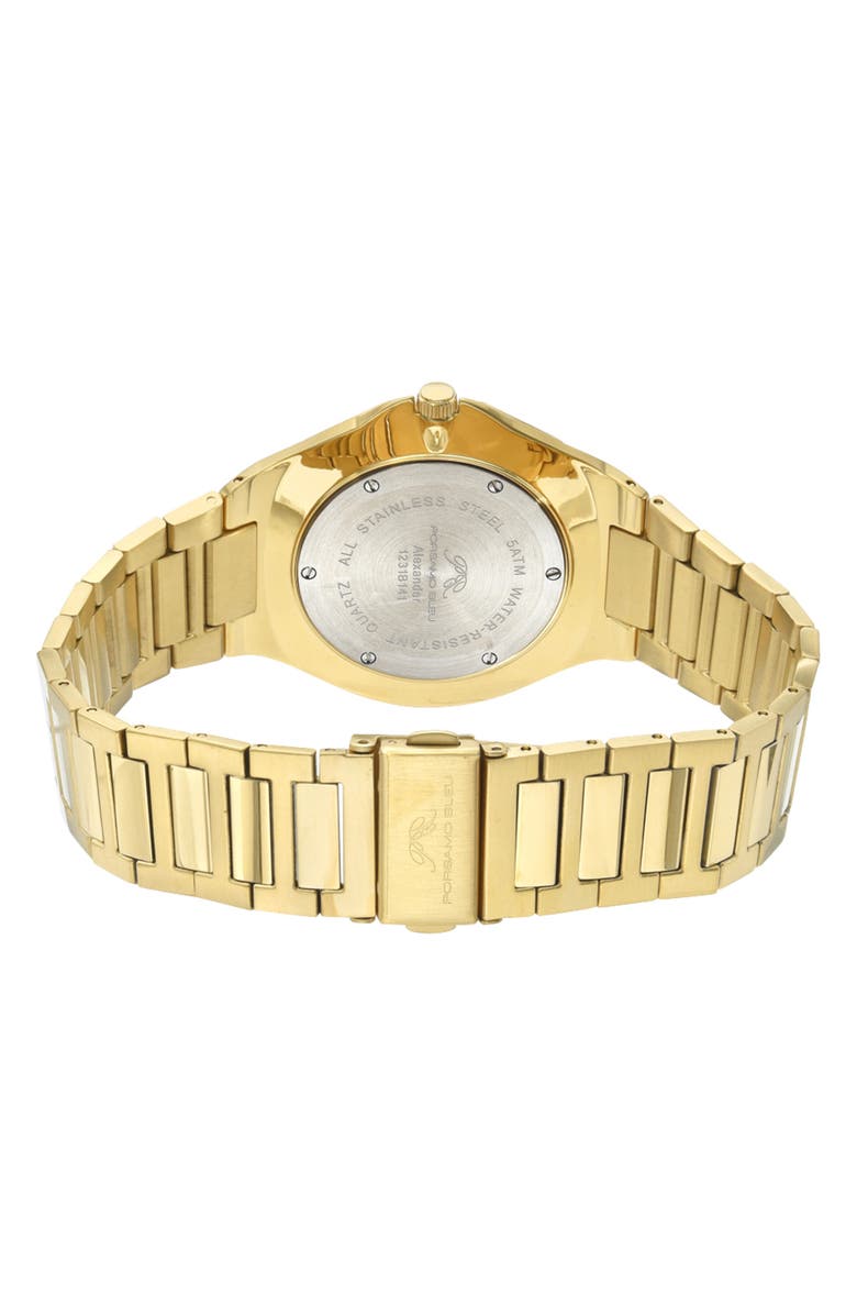 PORSAMO BLEU Alexander Bracelet Strap Watch, 41mm, Alternate, color, Gold
