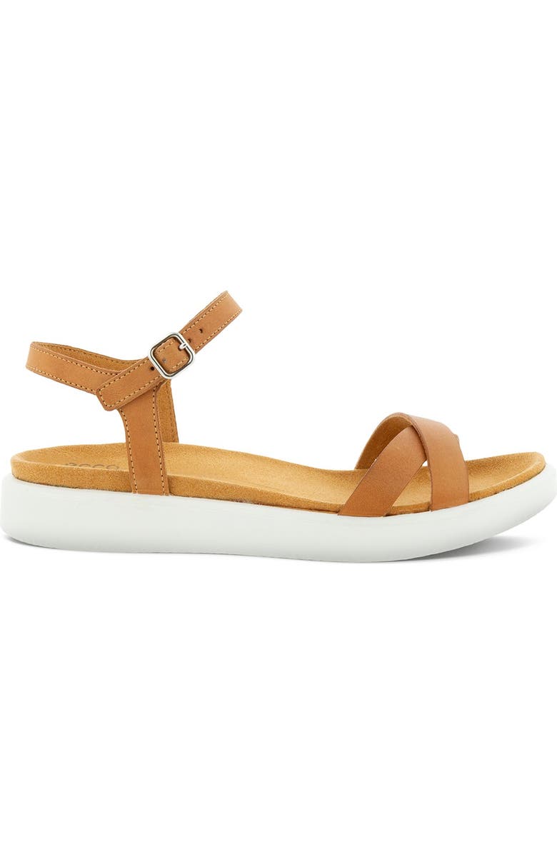 ECCO Yuma Ankle Strap Sandal, Alternate, color, 02021Lion