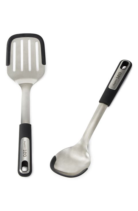 2-Piece Turner Spatula & Serving Spoon Set