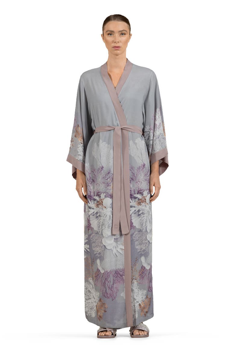Tethys Women's robe, Alternate, color, Grey