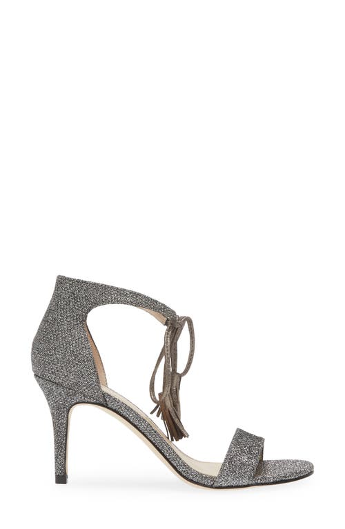 Pelle Moda Roz Tassle Sandal In Pewter