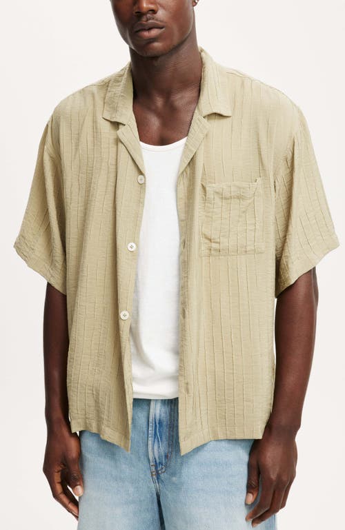 COTTON ON BOX FIT SHORT SLEEVE SHIRT