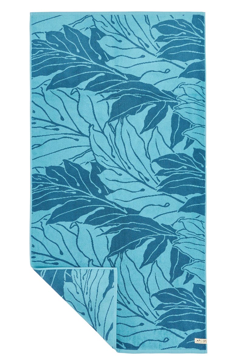 Slowtide Ulu Bath Towel, Main, color, Lagoon