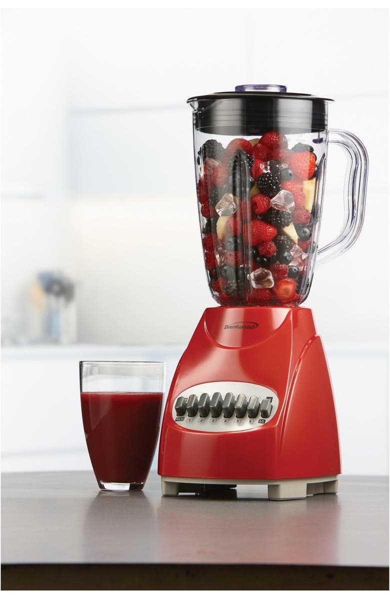 Brentwood Pulse Blender, Alternate, color, Red
