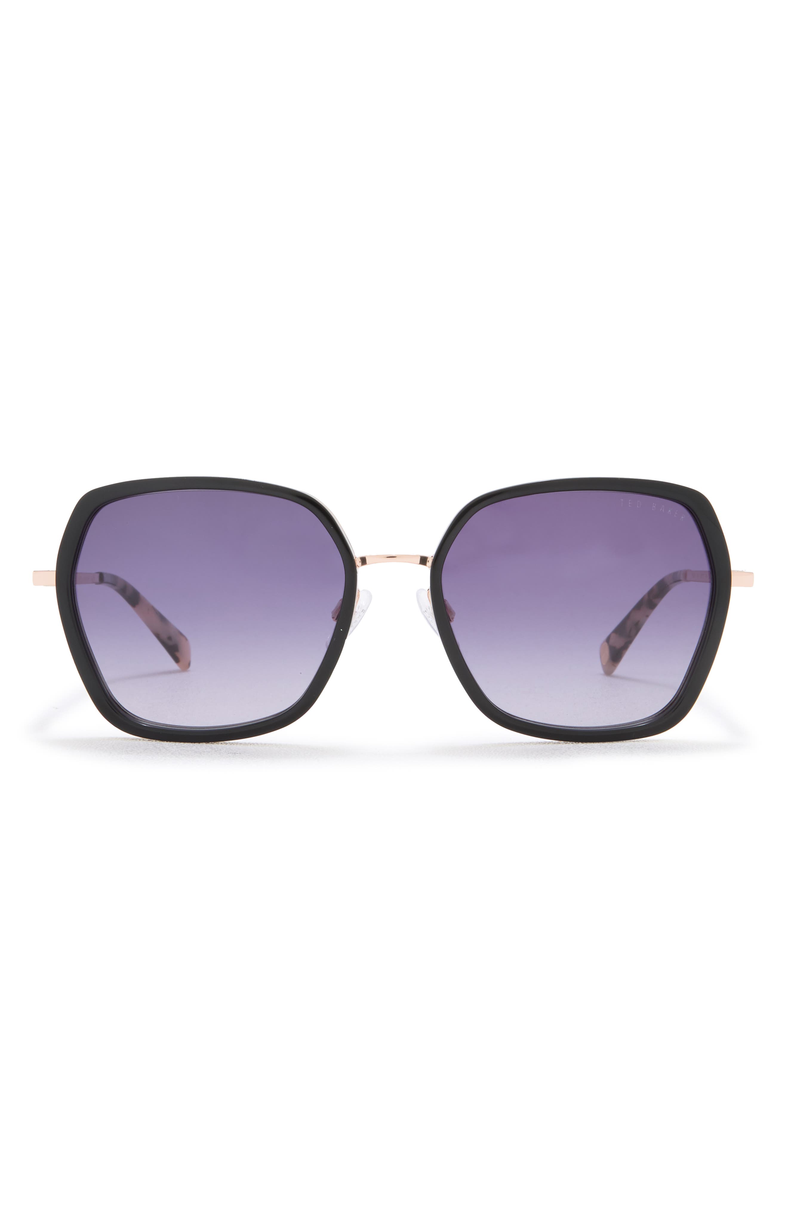 Ted Baker London 56mm Square Sunglasses