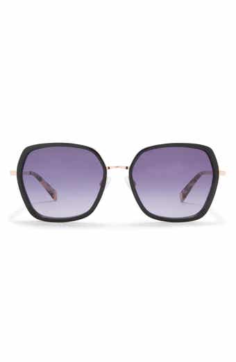 Ted Baker London 56mm Square Sunglasses