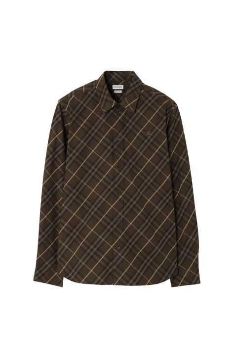 Classic Fit Check Cotton Shirt