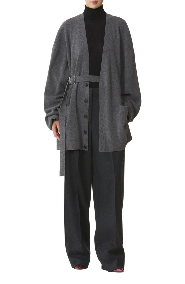 Lanvin Wool And Cashmere Oversized Cardigan, Main, color,