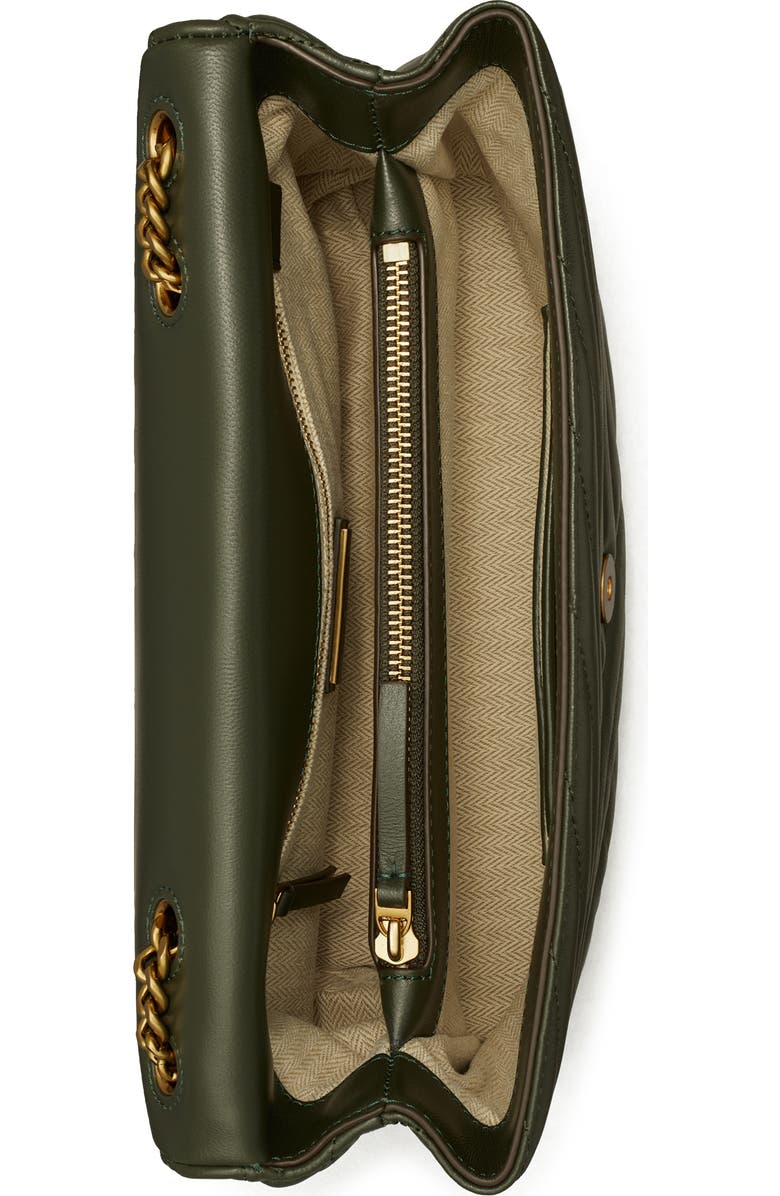 Tory Burch Kira Chevron Leather Convertible Shoulder Bag, Alternate, color,