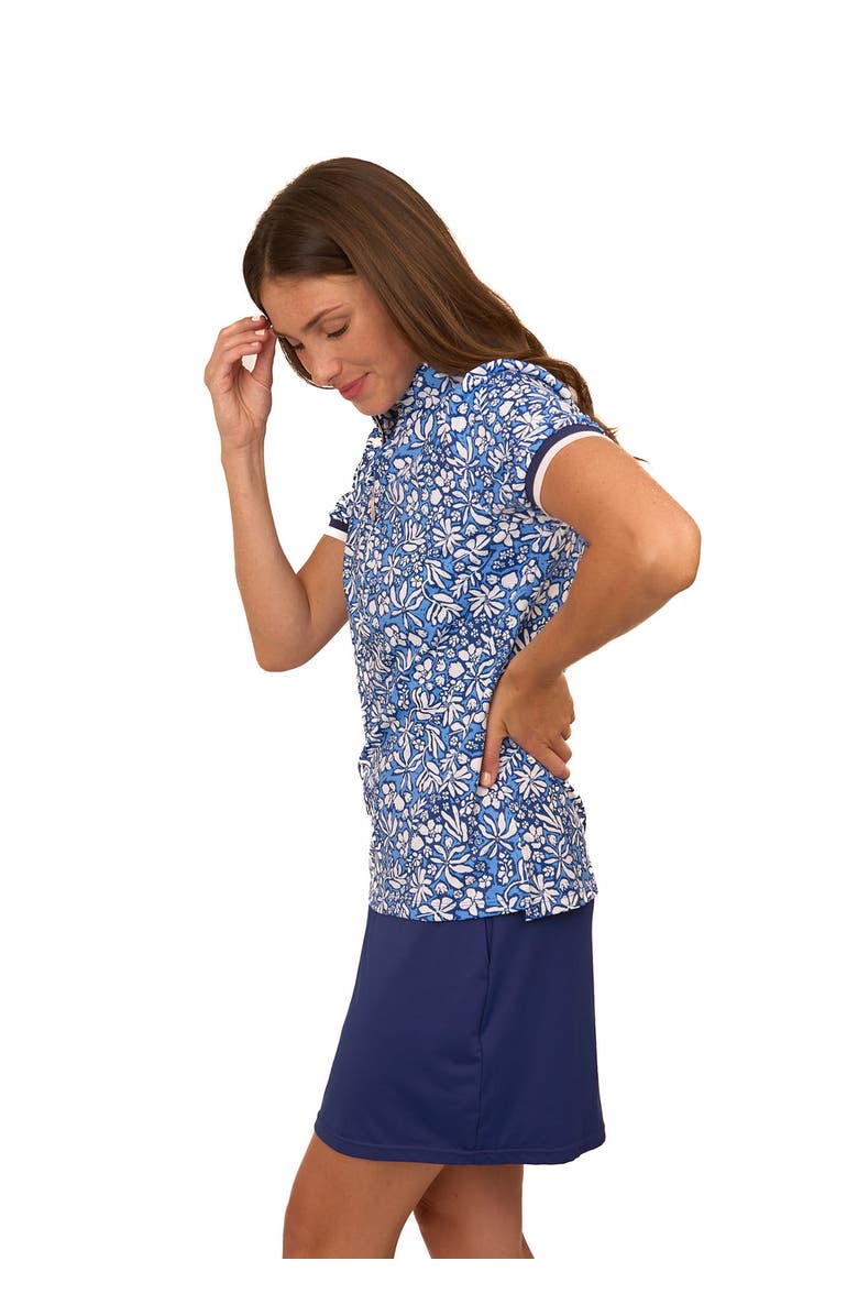 Cabana Life Short Sleeve Collared 1/4 Zip, Alternate, color, 