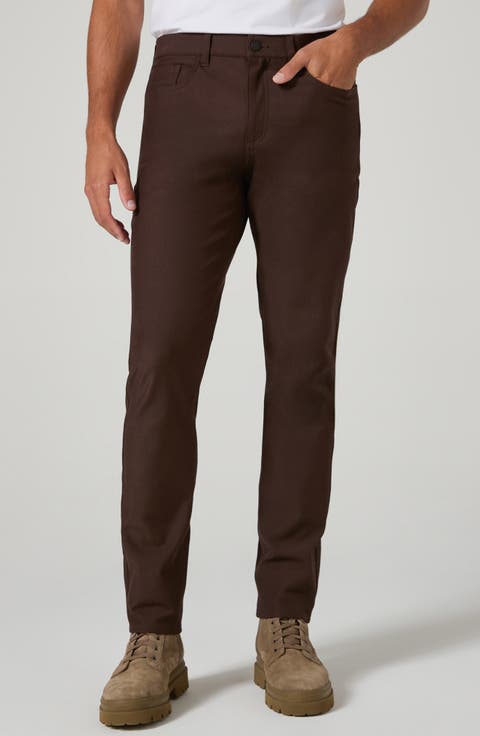Baron Straight Leg Stretch Twill 5-Pocket Pants